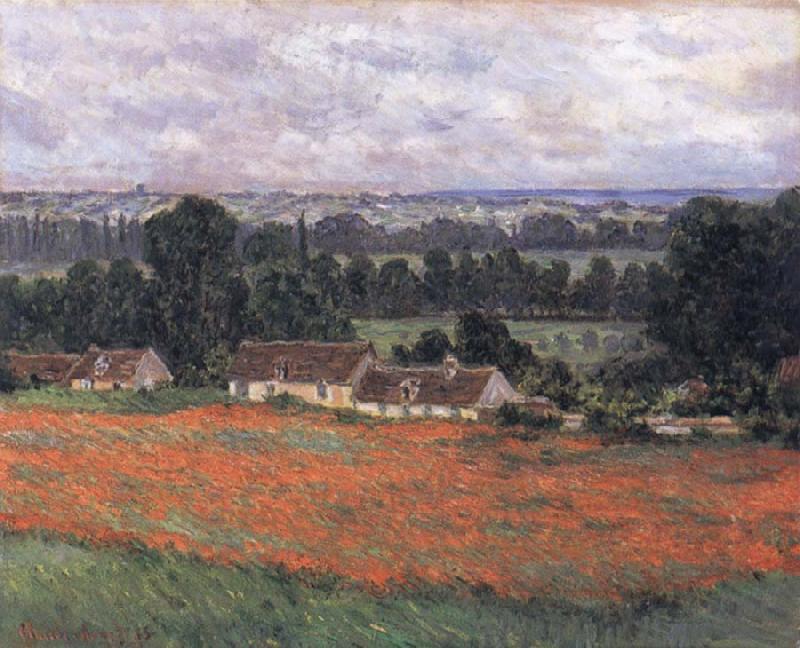 Claude Monet Field of Poppies,Giverny Germany oil painting art